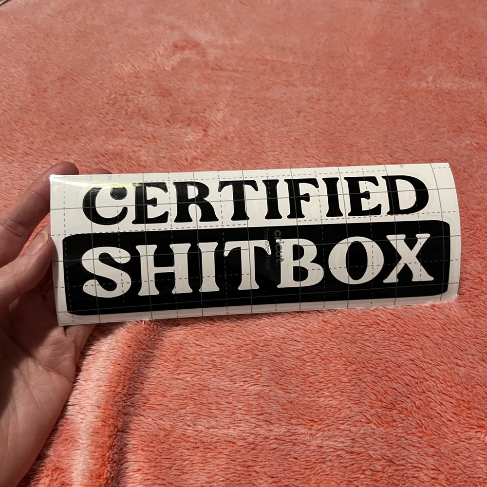 Certified S*itbox Vinyl Decal ✨ - Picture 1 of 5